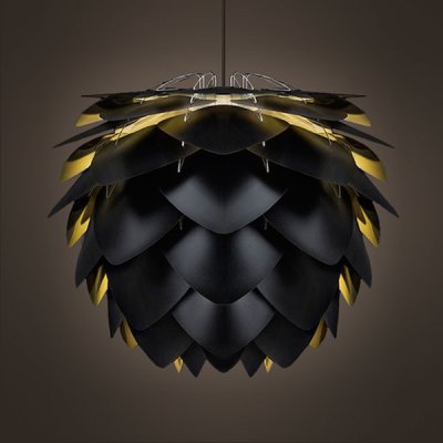 Подвесной светильник pine cone Black & Gold 34 Loft Concept 40.783.MT.BL.BJR