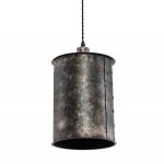 Подвесной светильник Old Metal Long Cylinder Loft Concept 40.805.MT.BL.T1B