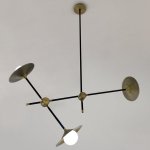 Люстра Disc Turbaya SS-3 Chandelier Loft Concept 40.809.MT.BL.T1B