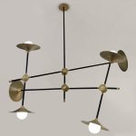 Люстра Disc Turbaya SS-6 Chandelier Loft Concept 40.810