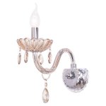 Светильник бра классическое с хрусталем Экономсвет 408/1wCOGNAC