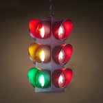 Подвесной светильник Светофор Loft Traffic Light Pendant Loft Concept 40.821