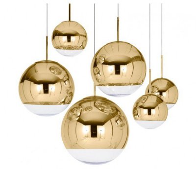 Подвесной светильник Mirror Ball Gold Loft Concept 40.830