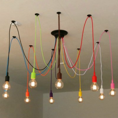 Подвесной светильник Colorful Spider Loft Concept 40.833.MT.GL.TFB Подвесной светильник Colorful Spider Loft Concept 40.833.MT.GL.TFB