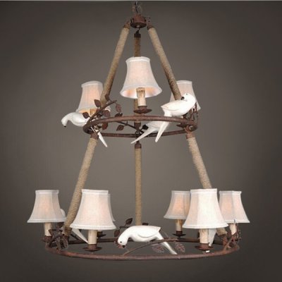 Люстра Norman Bird Forest 9 Loft Concept 40.888.CH.20.TFB Люстра Norman Bird Forest 9 Loft Concept 40.888.CH.20.TFB