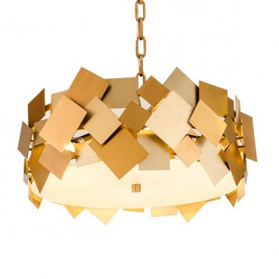 Люстра Gold Plate Chandelier 4 Loft Concept 40.893 Люстра Gold Plate Chandelier 4 Loft Concept 40.893