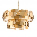Люстра Gold Plate Chandelier 8 Loft Concept 40.894.CH.20.TFB