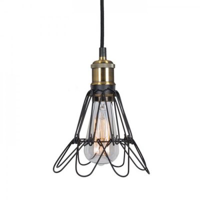 Подвесной светильник Cage Filament Pendant Loft Concept 40.905.CH.20.TFB