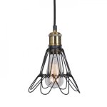 Подвесной светильник Cage Filament Pendant Loft Concept 40.905.CH.20.TFB
