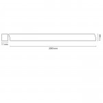 Светодиодная лента в PVC профиле с прямоугольным рассеивателем Lightstar 409124 Profiled