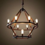 Люстра Rope Filament Chandelier Loft Concept 40.917