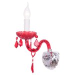 Светильник бра классическое с хрусталем 409/1wRD Экономсвет