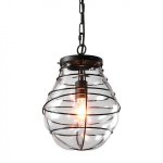 Подвесной светильник Glass Upholstered Dope Loft Concept 40.933.GL.TR.LSL