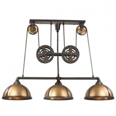 Люстра Loft Light Rust and Brass three plafond Loft Concept 40.948.GL.TR.LSL