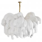 Люстра из страусиных перьев Extra Large Feather Chandelier GRAND TOUR Loft Concept 40.949