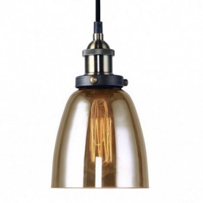 Подвесной светильник Smoke Glass Cloche Pendant Loft Concept 40.981