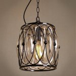 Подвесной светильник Metal Mesh and Glass Pendant II Loft Concept 40.988.RU.20.LC