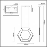 Подвесной светильник Odeon light 4099/16L TREZOR