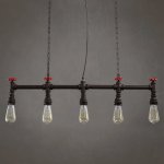 Подвесной светильник Loft Red Water Tap Pendant 5 Loft Concept 40.992.GL.TR.LSL