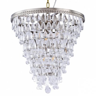 Люстра Clarissa Glass Drop Pendant 46 Nickel Loft Concept 40.998.15.RU.L