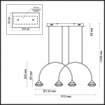 Подвесной светильник Odeon light 4100/4 ARCO