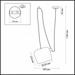 Подвес "паук" Odeon light 4103/1 FOKS