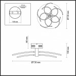 Люстра потолочная Odeon light 4103/90L KOLA