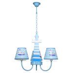 Люстра детской с корабликами 41031/3BL BL Gerhort