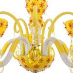 Люстра для детской желтая Ben Crezo 41033/5YL