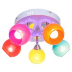 Спотовый светильник Экономсвет 41035/5CR MIX RDBLLED