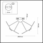 Люстра потолочная Odeon light 4104/60CL SPRING