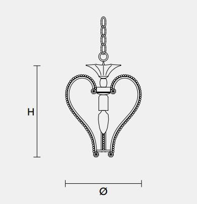 Подвесной светильник Masiero CLASSICA 4105 S1 Подвесной светильник Masiero CLASSICA 4105 S1
