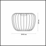 Настольная лампа Odeon light 4105/7TL ULLA