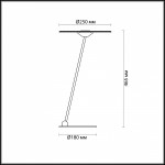 Настольная лампа Odeon light 4107/12TL ELLEN