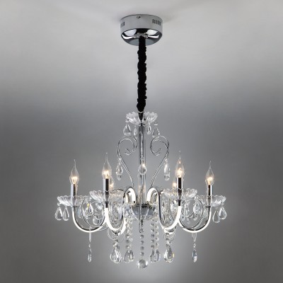 

Люстра хрустальная подвесная Евросвет 411/6, 411/6