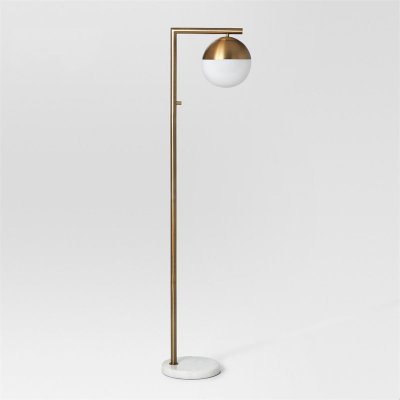 Торшер Geneva Single Glass Globe Floor Lamp Loft Concept 41.115-0 Торшер Geneva Single Glass Globe Floor Lamp Loft Concept 41.115-0