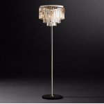 Торшер RH Odeon Floor Lamp Chrome Loft Concept 41.182