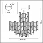 Люстра Odeon light 4122/8 AGNES