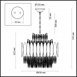 Люстра Odeon light 4123/12 VALETTA