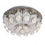 Люстра круглая Экономсвет 4132/6CR RC RBPLED