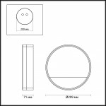 Настенный светильник Odeon light 4145/18L GETTI