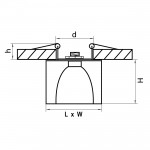Светильник встраиваемый Lightstar 4146 Meta