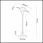 Настольная лампа Odeon light 4155/7TL BAROLO