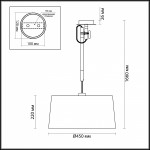 Подвесной светильник Odeon light 4159/1 LOKA