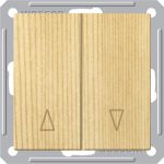 Выключатель для жалюзи Wessen 59 с/у без рамки 2КЛ. (250В, 16АХ) сосна (VS416-253-7-86)