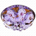 Люстра круглая Экономсвет 4160/9CR+BRN RC RBPLED