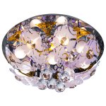 Люстра круглая Экономсвет 4160/9CR+BRN RC RBPLED