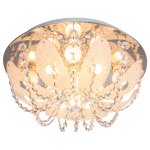 Люстра круглая Экономсвет 4174/9CR RC RBPLED