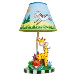 Детская настольная лампа 42011/1T YL+BU+GN Gerhort