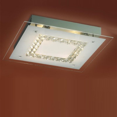 Светильник Сонекс 4208 Sirius белый/хрусталь